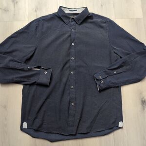 International Report 4 Way Stretch Shirt Mens L Button Down Shirt Long Sleeve